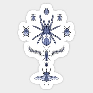 Porcelain Insects Sticker